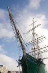 Museumssegelschiff am Hafen