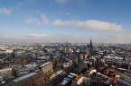 Hamburgs Richtung Alstern vom Michel aus